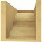 Ekena Millwork 8"W x 16"D x 8"H Wide Asheboro Rough Cedar Woodgrain TimberThane Corbel, Primed Tan CORUR08X16X08ASHRCPR - alternate 3